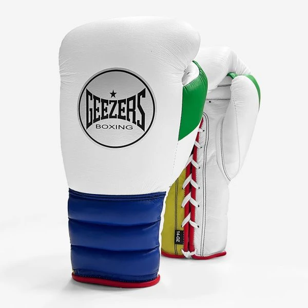 Geezers Halo Training/Sparring Boxing Gloves - Lace - Image 6
