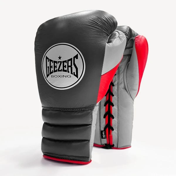 Geezers Halo Training/Sparring Boxing Gloves - Lace - Image 5