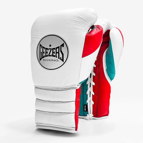 Geezers Halo Training/Sparring Boxing Gloves - Lace - Image 3