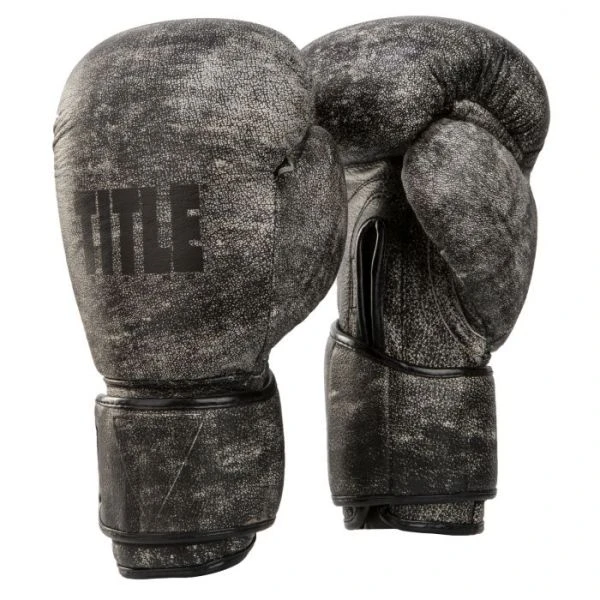 TITLE Distressed Glory Training Gloves - Grey