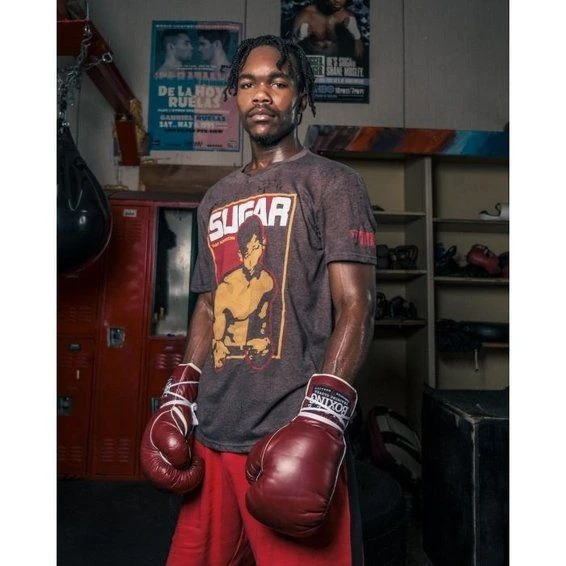 TITLE Old School Leather Sparring Gloves - Lace - Image 4