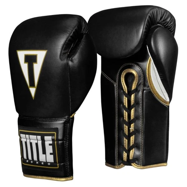 TITLE Boxeo Mexican Leather Training Gloves Quatro - Lace - Image 2