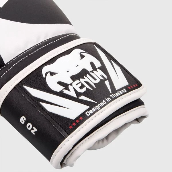 Venum Challenger 2.0 Kids Boxing Gloves - Black/White - Image 4