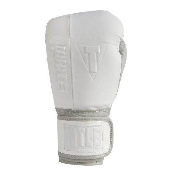 TITLE White Heavy Bag Gloves - Image 2